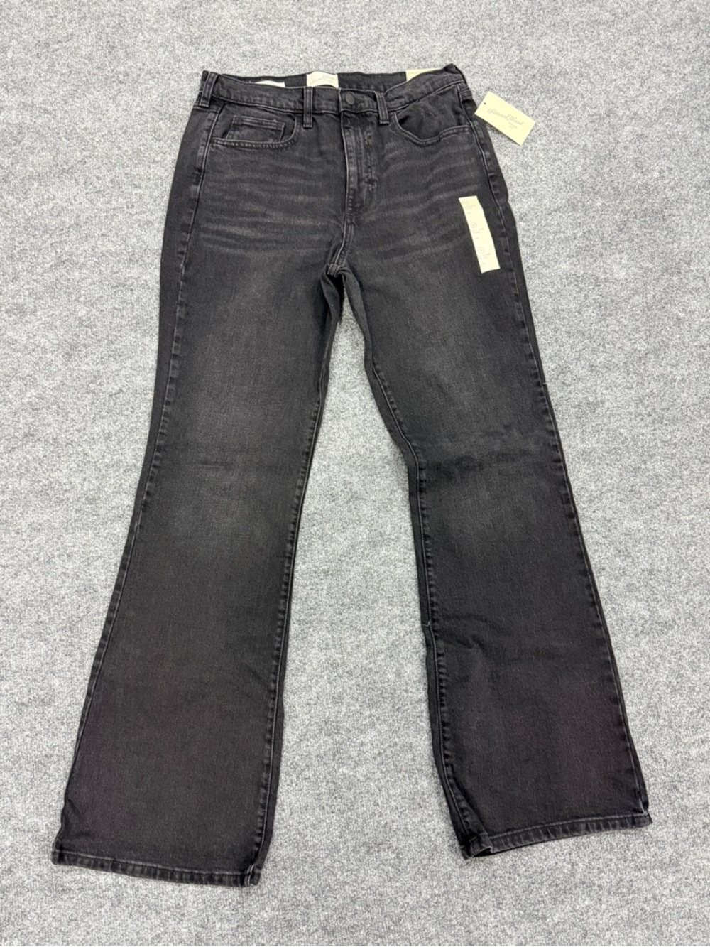 Universal Threads High Rise Flare Jeans Black Size 12Long